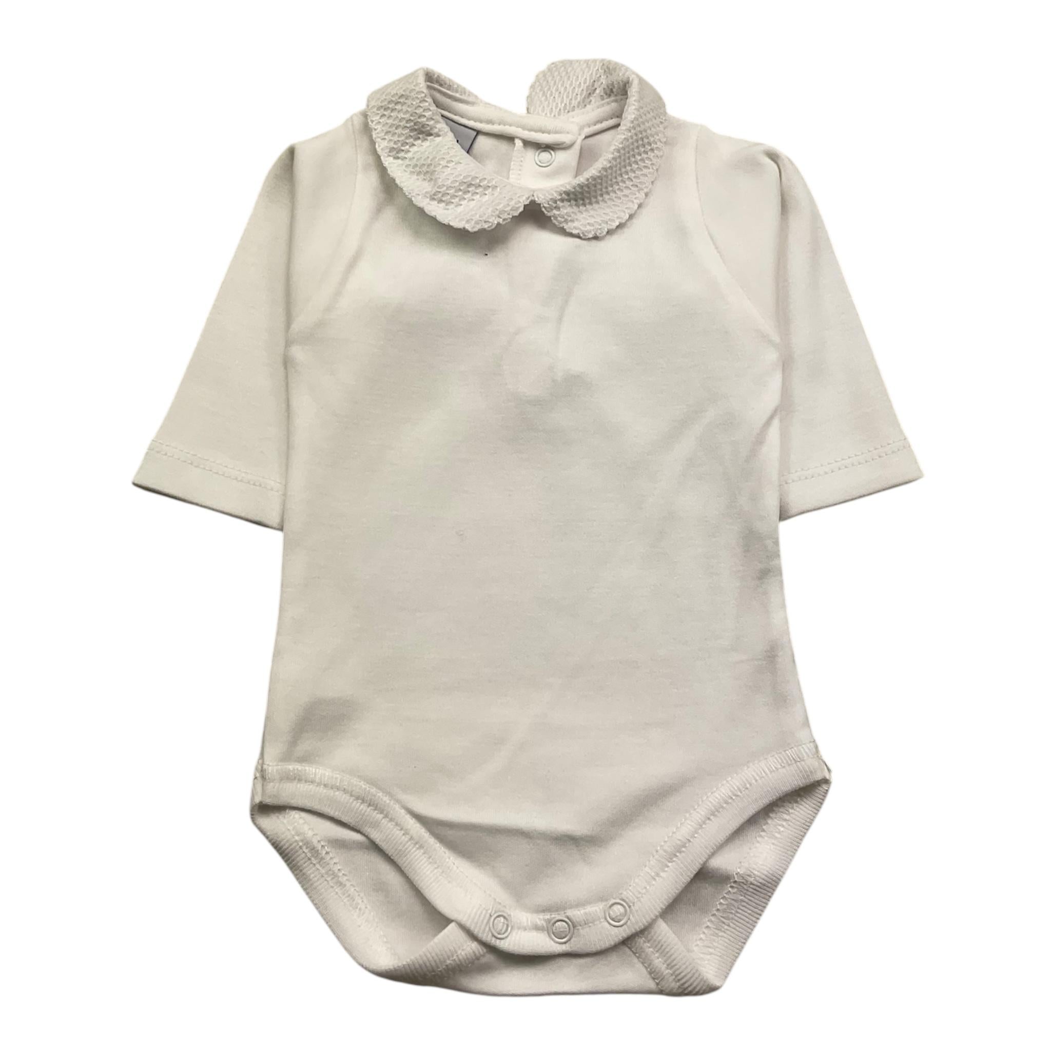 BABIDU body manica lunga tinta unita Bianco per Neonato BODY3 BIANCO BABIDU 