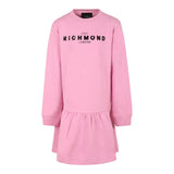 JOHN RICHMOND abito felpa girocollo tinta unita con logo Rosa per Bambina RGA24054VE ROSA JOHN RICHMOND 
