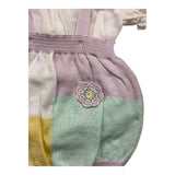 Marlu' 2 Piece Set Shirt-Romper White/Lilac For Newborn Baby Girl