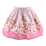 Monnalisa Gonna Tinta Unita con Stampa Disney per Bambina 11E702X ROSA MONNALISA 