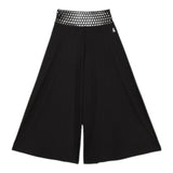 Patrizia Pepe Plain Palazzo Pants Black For Girls