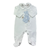 Le Bebe Tutina Manica Lunga Tinta Unita  per Neonato LBB5260 BIANCO LE BEBE 