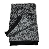 EMPORIO ARMANI sciarpa tinta unita con loghi Nero per Bambino LBKAD6H NERO EMPORIO ARMANI 