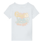 Guess T-Shirt Girocollo Tinta Unita con Stampa per Neonata K5RI06K6YW4 BIANCO GUESS 