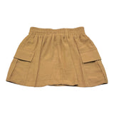 Please Gonna Tinta Unita con Elastico In Vita per Bambina GB23130G72 MARRONE PLEASE 