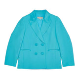 Twinset Plain Jacket With Buttons Light Blue For Girls
