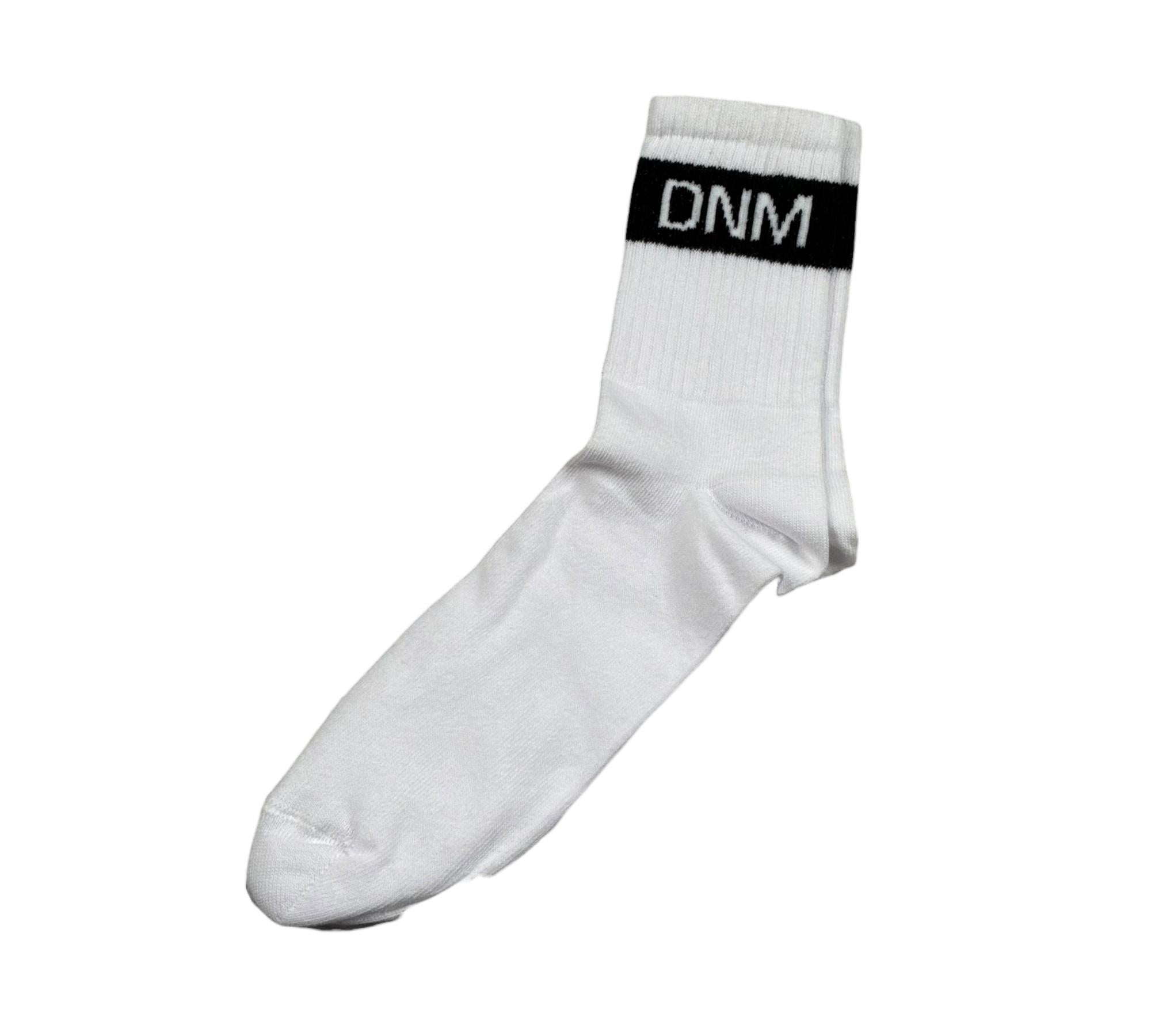 Paolo Pecora Calzini Tinta Unita con Logo per Bambino PP1569 BIANCO PAOLO PECORA 