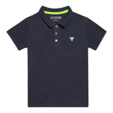Guess Polo Mezza Manica Tinta Unita per Neonato N2GP03KAPY0 BLU GUESS 