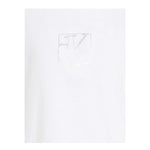 Calvin Klein T-Shirt Girocollo Tinta Unita con Logo per Bambina IG0IG02530 BIANCO CALVIN KLEIN 