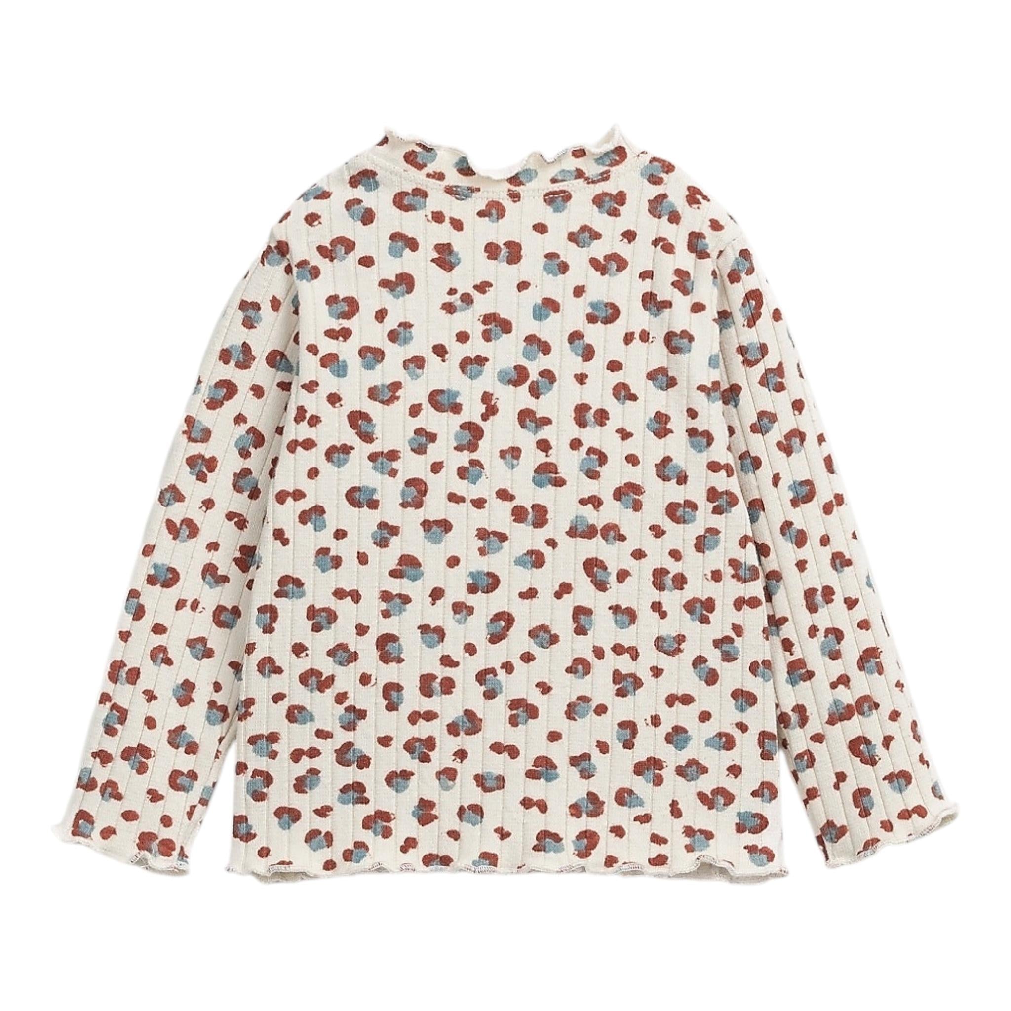 PLAY UP shirt tinta unita con fantasia maculata Panna per Bambina PA022AP11005 PANNA PLAY UP 