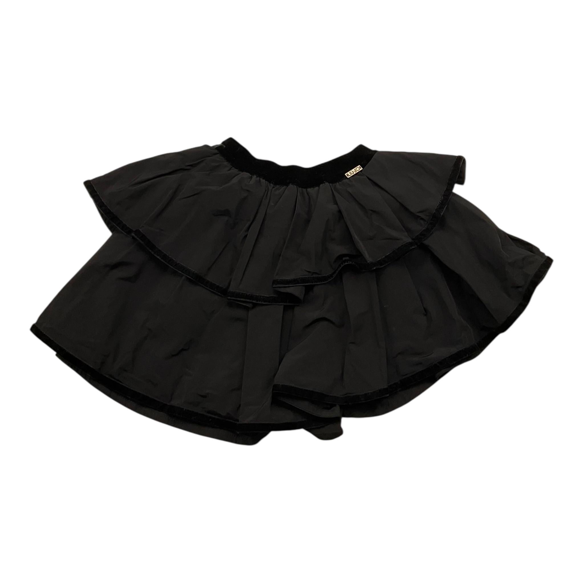 LIU JO gonna tinta unita con elastico in vita Nero per Neonata KF4134N NERO LIU JO 