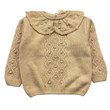 WEDOBLE maglia tinta unita con colletto  Beige per Neonata I2410301 BEIGE WEDOBLE 