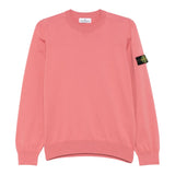Stone Island Maglia Girocollo Tinta Unita con Logo per Bambino K1S165100001 CORALLO STONE ISLAND 