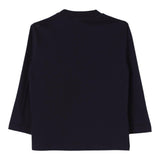 IL GUFO shirt girocollo tinta unita con stampa Blu per Neonato A24TA353MF002 BLU IL GUFO 