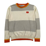 Trussardi Maglia Girocollo Bicolore per Bambino TBP26084MA BEIGE TRUSSARDI 