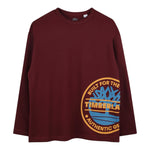 TIMBERLAND shirt girocollo tinta unita con logo Bordeaux per Bambino T60302 BORDEAUX TIMBERLAND 