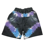 Propaganda Bermuda In Solid Color Tracksuit With Pattern And Elastic Waist Black For Boys