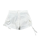 Fun & Fun Short Tinta Unita con Girovita Regolabile per Bambina FNBSO16567 BIANCO FUN & FUN 