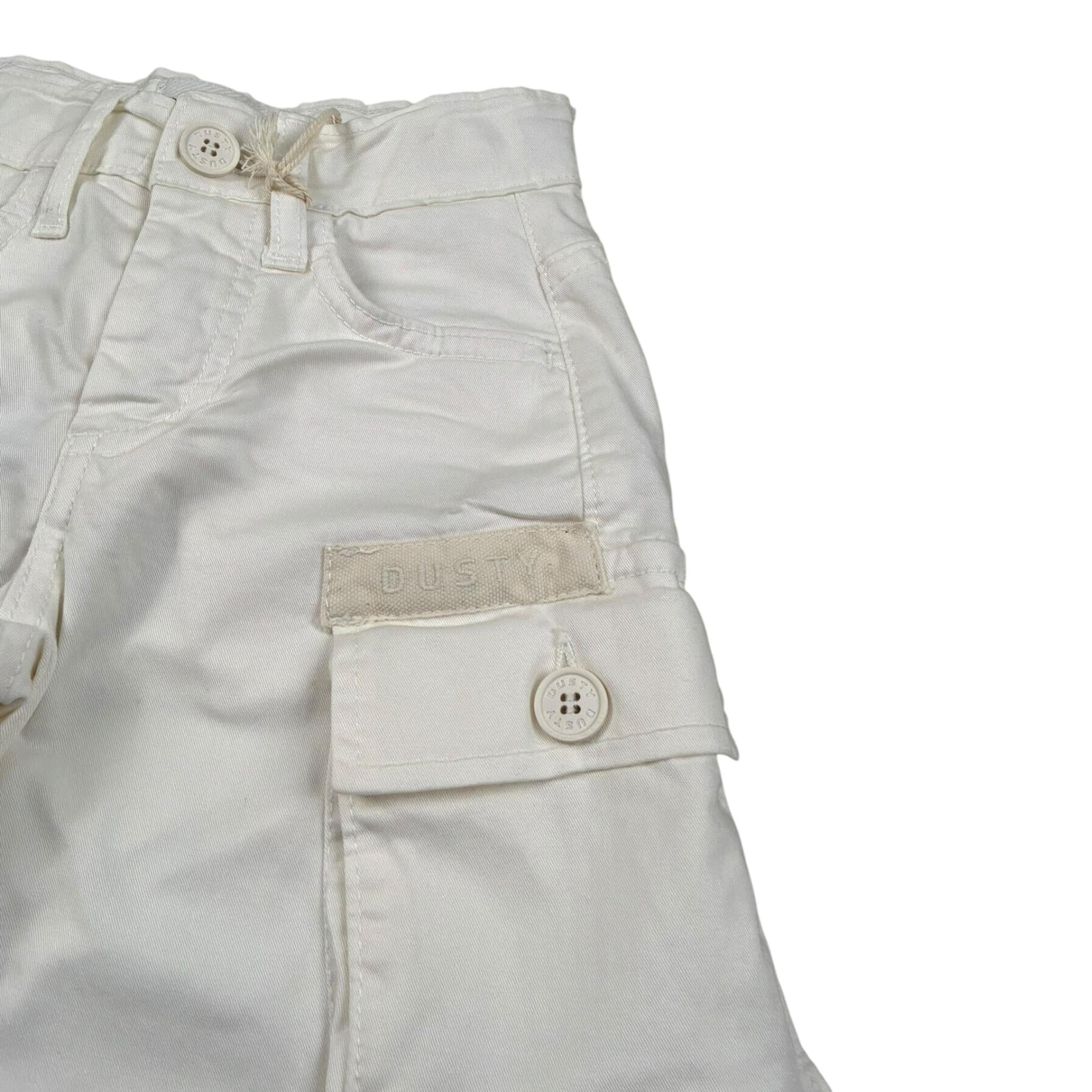 Dusty Color Pantalone Tinta Unita Modello Palazzo per Bambina DJWS5020PA PANNA DUSTY COLOR 
