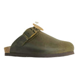 Genuins Sandal Model Slipper Solid Color With Green Buckle For Children