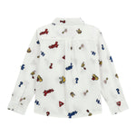 GUESS camicia manica lunga tinta unita con ricami Bianco per Bambino N4YH00WBH BIANCO GUESS 