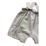 Le Bebe Pagliaccetto Tinta Unita con Bretelle per Neonata LBG6310 BEIGE LE BEBE 