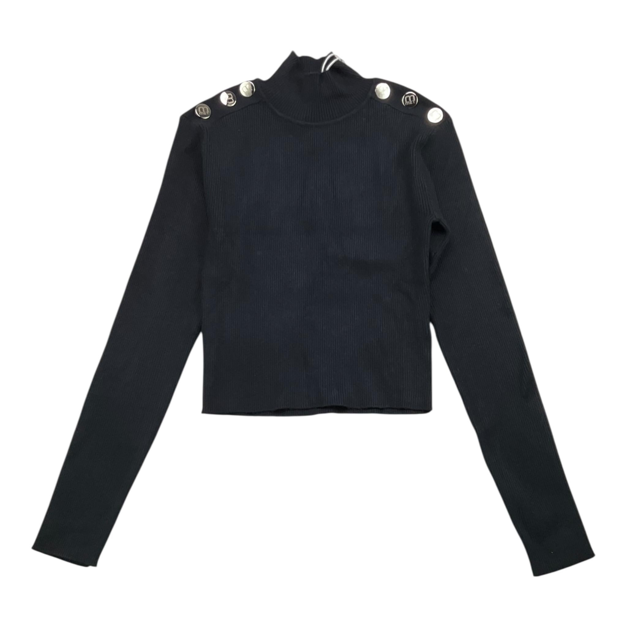 MET giubbino tinta unita con zip Nero per Bambina ME536X NERO MET 