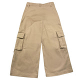 PLEASE pantalone tinta unita modello palazz Beige per Bambina PHV5132G66 BEIGE PLEASE 