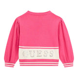 GUESS maglia girocollo tinta unita coon logo Rosa per Bambina K4YR00Z3GW0 ROSA GUESS 