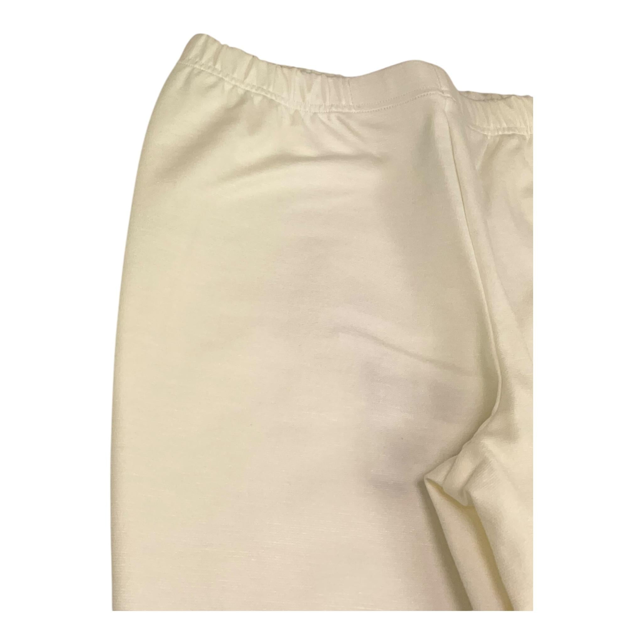 La Stupenderia Pantalone Tinta Unita Modello Zampa per Bambina TJPN72 PANNA LA STUPENDERIA 