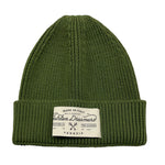 GOLDEN GOOSE cappello tinta unita con logo Verde per Bambino GKP0129 VERDE GOLDEN GOOSE 