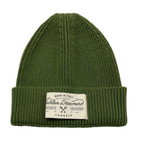 GOLDEN GOOSE cappello tinta unita con logo Verde per Bambino GKP0129 VERDE GOLDEN GOOSE 