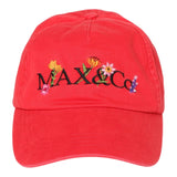 Max&amp;Co. Hat Mod Berretto Solid Color With Red Print For Girls