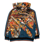 DOLCE & GABBANA felpa con zip e cappuccio stampa fantasia Multicolor per Neonato L1JWDA MULTICOLOR DOLCE & GABBANA 