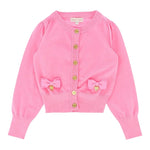 Angel'S Face Cardigan Tinta Unita con Fiocchi per Bambina NICOLETTE ROSA ANGEL'S FACE 