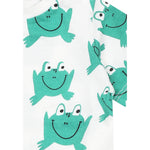 Stella Mccartney T-Shirt Girocollo Tinta Unita con Stampe Rana per Bambino TW8561J BIANCO STELLA McCARTNEY 
