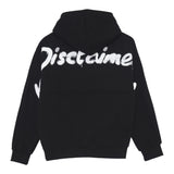 DISCLAIMER felpa tinta unita con stampa e cappuccio Nero per Bambino 24IDK58342 NERO DISCLAIMER 