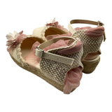 Juana Sanchez Plain Espadrilles With Cream Appliques For Girls