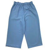 Patrizia Pepe Plain Palazzo Trousers Light Blue For Girls