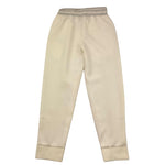 Dnj Pantalone Tinta Unita con Elastico In Vita In Contrasto per Bambino PFD5102J PANNA DNJ 