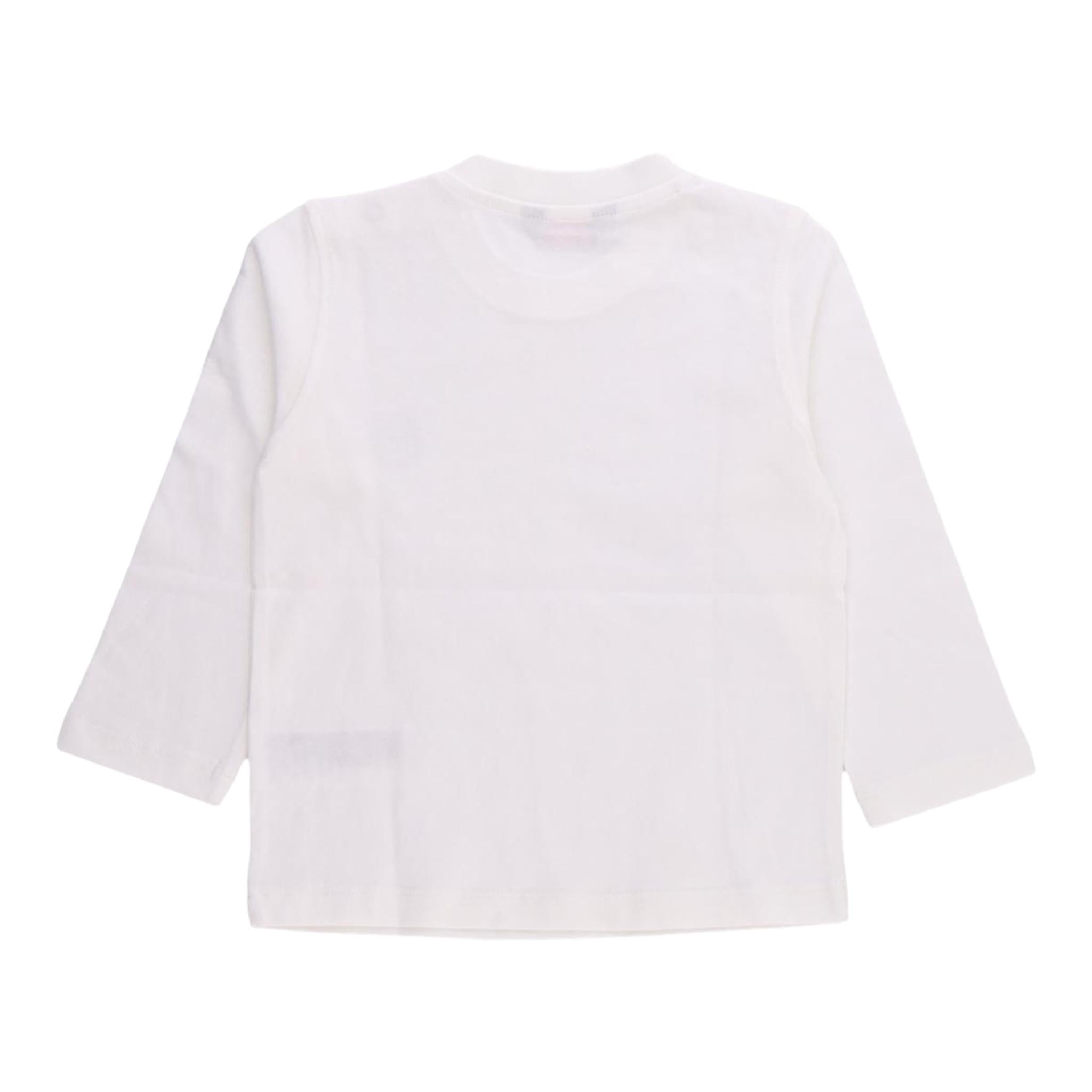 REFRIGIWEAR shirt tinta unita girocollo con logo Bianco per Neonato RWN846 BIANCO REFRIGIWEAR 