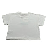 Vicolo T-Shirt Girocollo Tinta Unita con Stampa per Bambina 3146MY00142 BIANCO VICOLO 