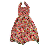 Cotazur Solid Color Sleeveless Dress Multicolor Spotted Pattern For Girls
