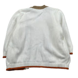 Pure Firenze Cardigan Tinta Unita con Profili In Contrasto per Neonato PC01617 BIANCO PURE FIRENZE 