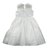 Ambaraba Abito Giromanica Tinta Unita con per Bambina FF3500951 BIANCO AMBARABA 