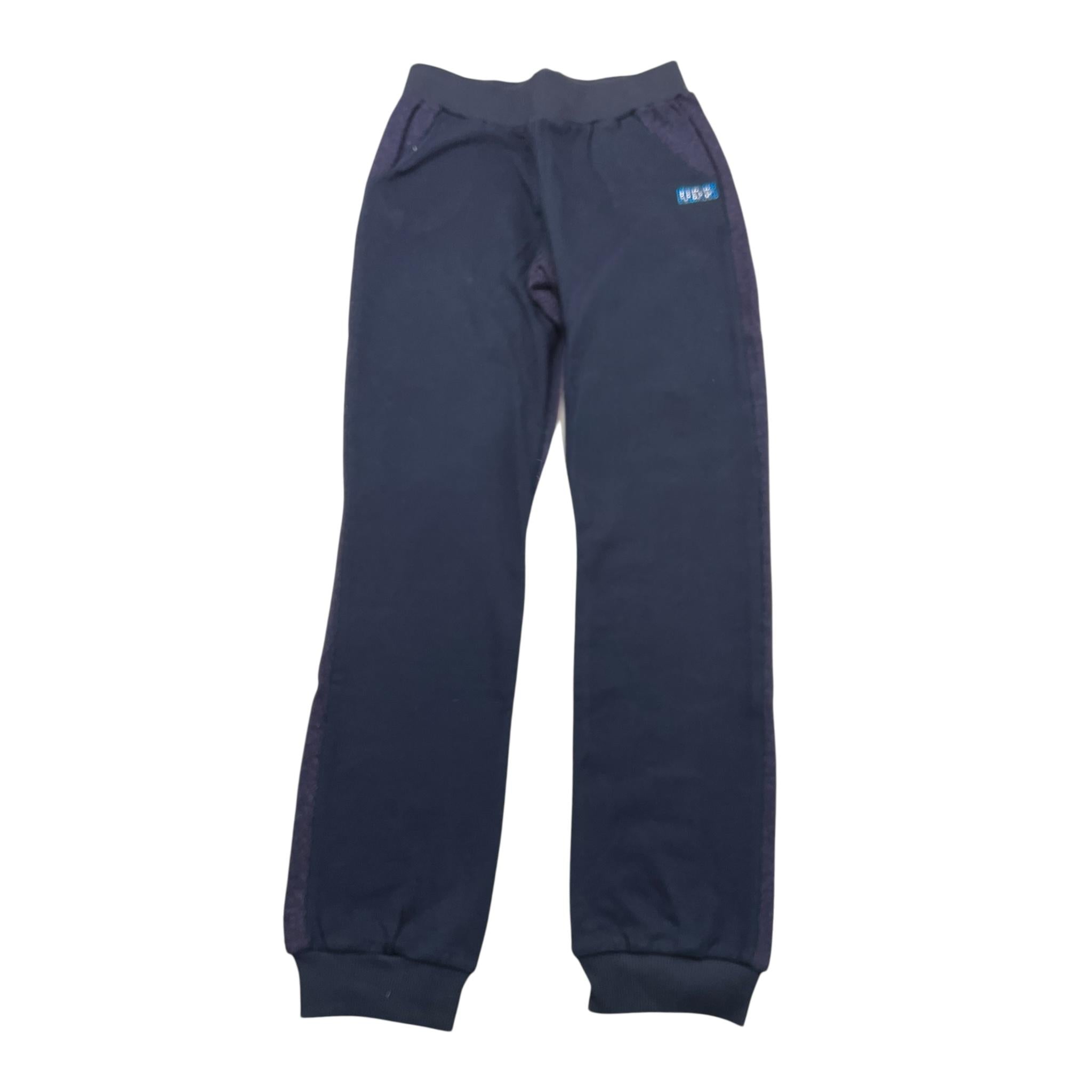 VIADELLEPERLE pantalone tinta unita modello tuta Blu per Bambina VDP0281 BLU VIADELLEPERLE 