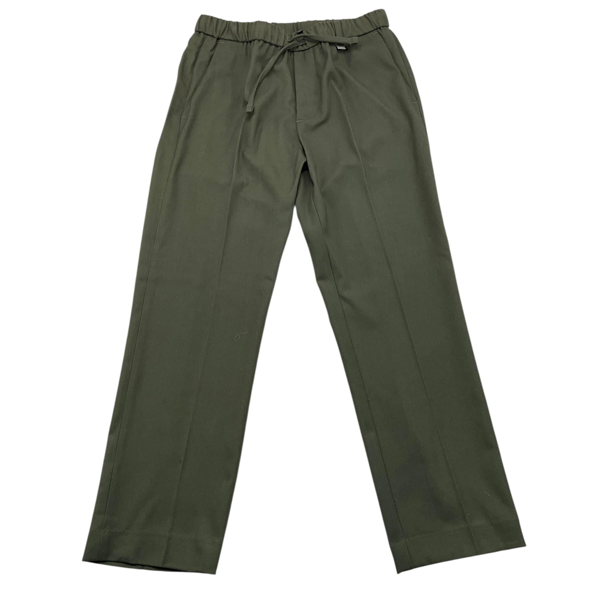 I'M BRIAN pantalone tinta unita con elastico in vita Verde per Bambino PA3080JX VERDE I'M BRIAN 