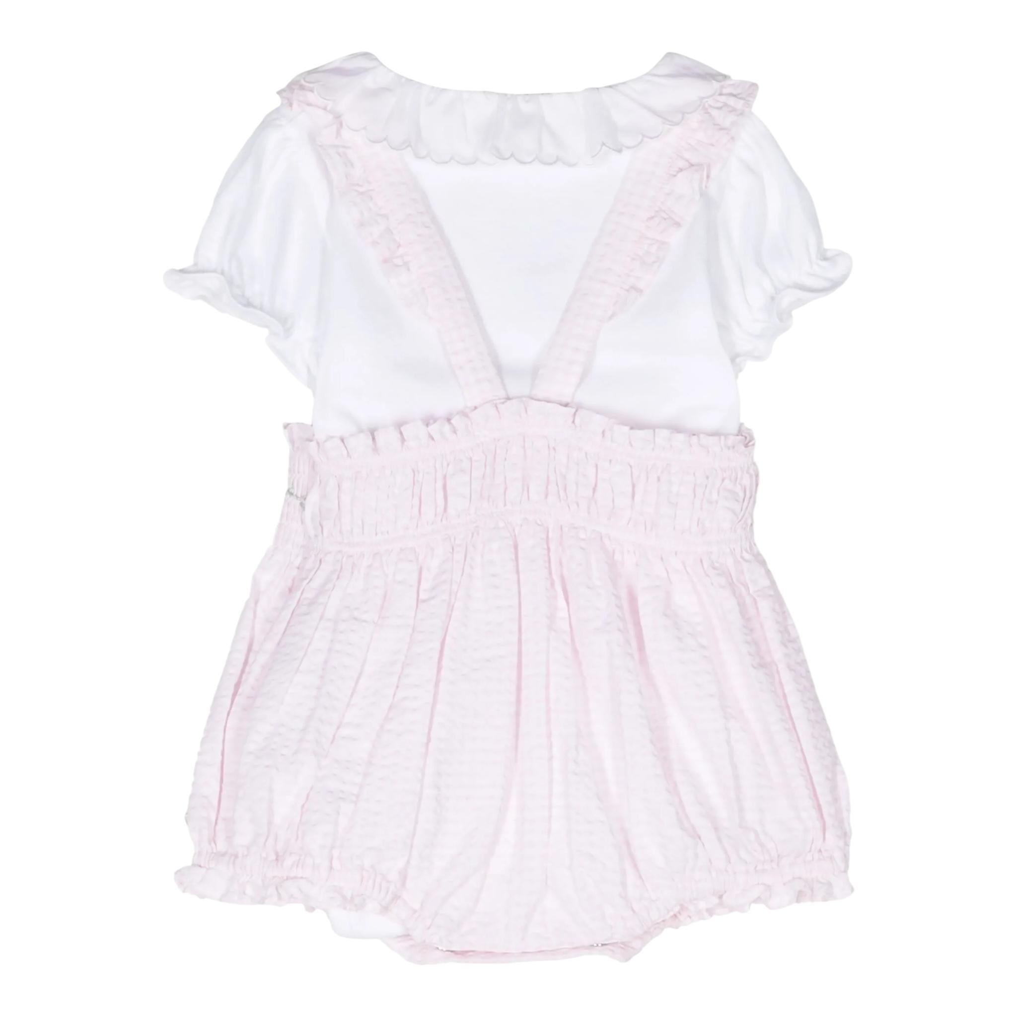 Tartine Et Chocolat Completo 2 Pezzi Salopette-T-Shirts Modello Body per Neonata TY37010 BIANCO TARTINE ET CHOCOLAT 