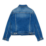 Dsquared2 Giubbino In Denim Tinta Unita per Bambino DQ2254 BLU DSQUARED2 