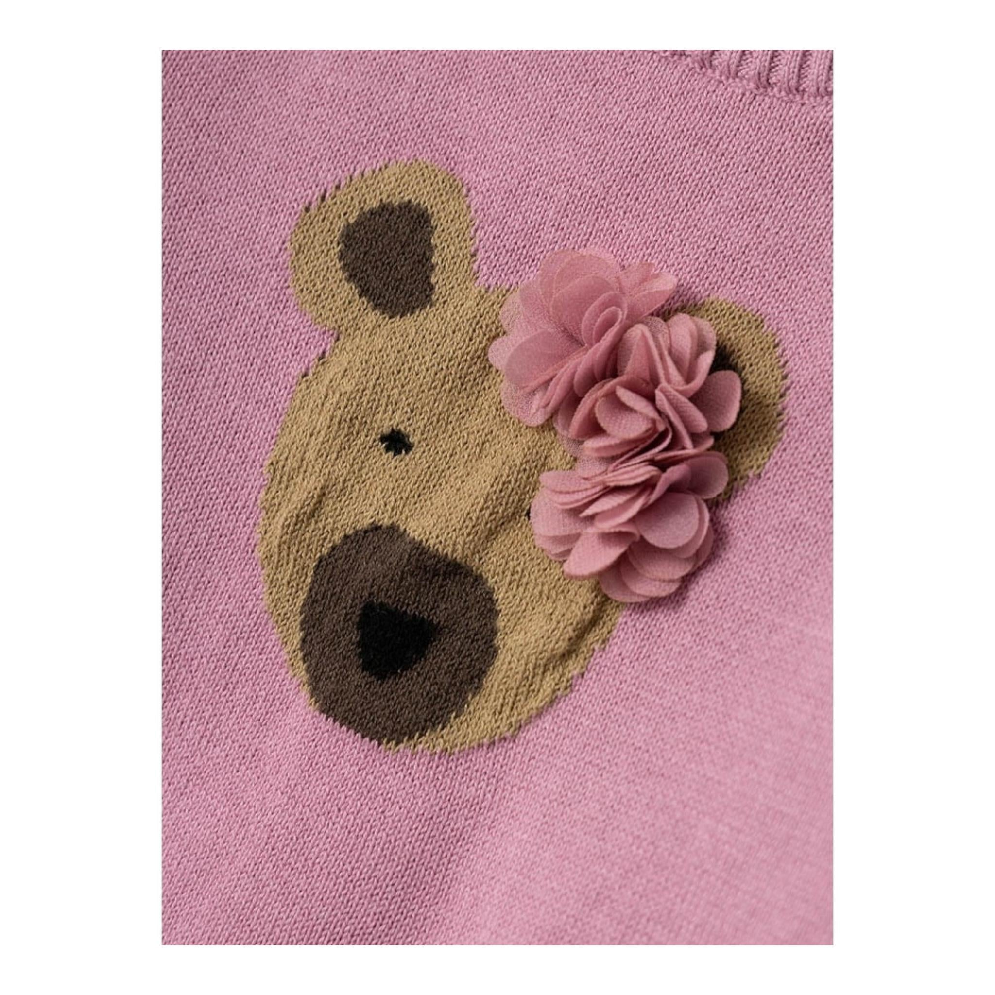 NAME IT maglia girocollo tinta unita con stampa Rosa per Neonata 13233108 ROSA NAME IT 